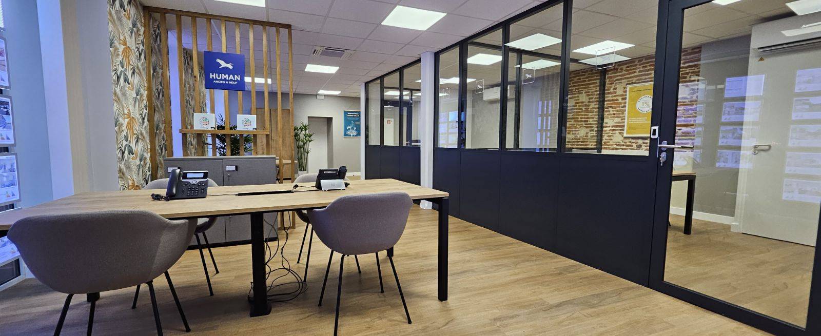 Transformation complète d'une agence immobilière