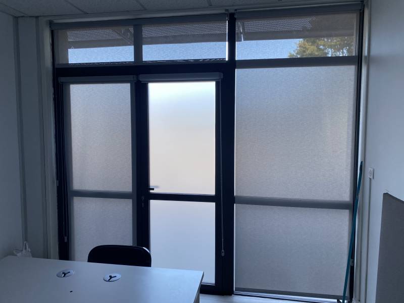 Menuiserie extérieur avec verres opales