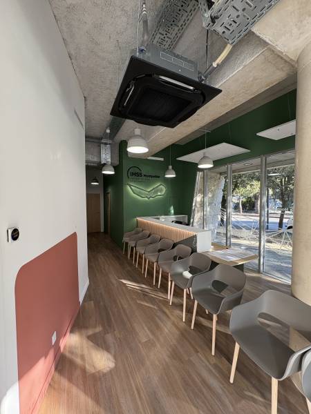 Agencement intérieur avec sols PVC à Montpellier