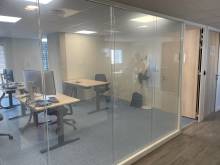 Notre zone d'activité pour ce service Installation de cloisons amovibles semi-vitrées à